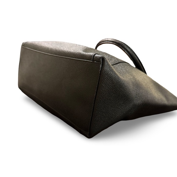 Coach Ava Tote Black Crossgrain Leather Gold Hardware Shoulder Bag F57526 - Picture 6 of 14